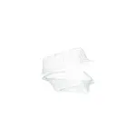 Dart C54HT1 ClaerSeal Pie Wedge Clear OPS Container with a Hinged Lid, 250/CS