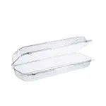 Dart C60UT1 14-Inch StayLock Clear OPS Strudel/Hoagie Container with a Dome Hinged Lid, 250/CS