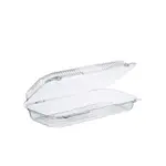 Dart C75UTD 12-Inch StayLock Clear OPS Strudel Deep Base Container with a Hinged Lid, 250/CS