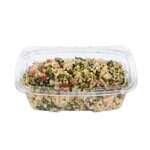 Dart CH20TF 20 Oz Clear Rectangular PET Tamper-Evident Container with Flat Lid, 200/Cs