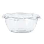 Dart CTR12BF, 12 Oz PET Tamper-Evident/Resistant Bowl w/ Flat Lid, 240/CS