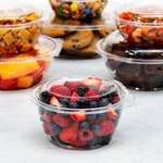 Dart CTR16BD, 16 Oz PET Tamper-Evident/Resistant Bowl w/ Dome Lid, 240/CS