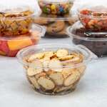 Dart CTR32BF, 32 Oz PET Tamper-Evident/Resistant Bowl w/ Flat Lid, 150/CS