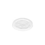 Dart L16BL-0100 Translucent Plastic Straw Slotted Flat Lid, 2000/CS