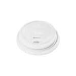 Dart Solo LK316W, White Reclosable Dome Lids for 10 (Squat)/12/16 Oz Cups, 1000/Cs