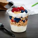 Dart SC12D, 12 Oz PET Tamper-Evident/Resistant Snack Cup w/ Dome Lid, 256/CS