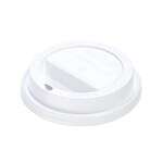 Dart TL31R2, Plastic White Dome Lids for 10 Oz Hot Cups, 1000/CS