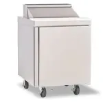 Delfield 4427NP-6, 27.13-Inch 1 Door Counter Height Refrigerated Sandwich / Salad Prep Table