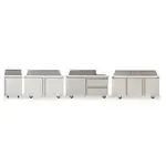 Delfield 4472NP-30M, Mega Top Refrigerated Sandwich/Salad Prep Table