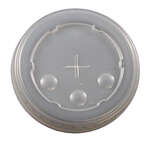 Dopaco 16L, Translucent Lids for 12/16/22 Oz Paper Coated Cold Cups, 1200/Cs (Discontinued)