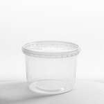 Elfe Plastik 7014EP 16 Oz Round Plastic Tamper Evident Container, 500/CS. Lids Sold Separately.
