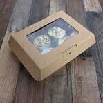 LK RF-TGWM, 7.38x6.38x2.88-Inch ReadyFresh® To Go Container with Window (Medium), 300/CS