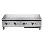 Eurodib T-G48, 48-inch Stainless Steel Manual Gas Griddle, 120 000 BTU
