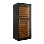 Eurodib USF328D, Dual Zone Stainless Steel Black Wine Cabinet, 255 Bottles, 200W