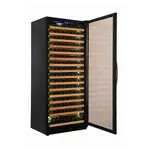 Eurodib USF328S, Single Zone Stainless Steel Black Wine Cabinet, 272 Bottles, 200W