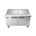 Evercool EMP60, 60-Inch Mega Top Refrigerated Sandwich Prep Table with Cutting Board and 24 Food Pans