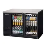 Everest Refrigeration EBB48G-24, Black 2 Glass Door Refrigerated Back Bar Storage Cabinet, 115 Volts