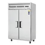 Everest Refrigeration ESF2, 49.63-Inch 48.0 cu. ft. Top Mounted 2 Section Solid Door Reach-In Freezer