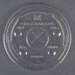 Fabri-Kal LGC16/24, Greenware Clear X-Slot Cup Lid with Flavor Buttons for 16-24-Ounce Cups, 1000/CS, BPI