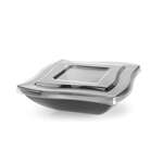 Fineline Settings 132-L, 32 Oz Wavetrends PET Flat Lid for 32 Oz Bowl, 48/CS (Discontinued)