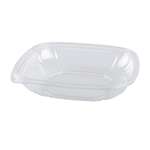 Fineline Settings 15032L-CL, 32 Oz Super Bowl Plus Large Rectangular Clear PET Bowl, 150/CS