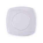 Fineline Settings 1510-CL, 10-Inch Renaissance Clear Plastic Dinner Plates, 120/CS