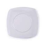 Fineline Settings 1510-CL-X, 10-Inch Renaissance Clear Plastic Dinner Plates, 10-Piece Pack