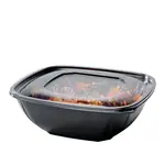Fineline Settings 15234M-FL, 7.5-inch Super Bowl Plus Flat Lid for Medium Square PET Bowl, 300/CS