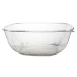 Fineline Settings 15320V2L.CL, 320 Oz Super Bowl Plus Extra Large Rectangular Clear PET Bowl, 25/CS