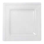Fineline Settings 1610-CL, 10.75-inch Solid Squares Clear Dinner Plate, 120/CS