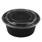 Fineline Settings 17CPRB38, 38 Oz ReForm Polypropylene Takeout Bowl with Lid, 150/CS