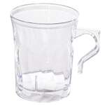 Fineline Settings 208-CL, 8 Oz Flairware Polystyrene Clear Coffee Mugs, 288/CS