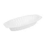 Fineline Settings 215-WH, 15 Oz Flairware Polystyrene White Serving Boat, 300/CS