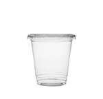 Fineline Settings 3178FLS Clear PET Lid w/Straw Slot, 1000/CS