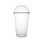 Fineline Settings 3198DL, 98 mm PET Dome No-Hole Lid for 12-24 Oz Cups, 1000/CS