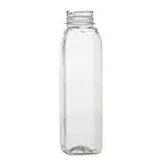 Fineline Settings 321238, 12 Oz Super Sips Tall Square PET Juice Bottle, 198/CS
