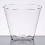 Fineline Settings 409-CL, 9 Oz. Savvi Serve Clear Plastic Shot Glasses, 500/CS
