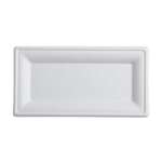 Fineline Settings 42RCP105, 10x5-inch Conserveware Bagasse Rectangular Plate, 500/CS (Discontinued)
