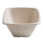 Fineline Settings 42SB40, 40 Oz 7-inch Conserveware Bagasse Square Bowl, 300/CS (Discontinued)