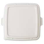 Fineline Settings 42STBFL9, 9-inch Conserveware Square Bagasse Flat Lid, 200/CS (Discontinued)