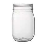 Fineline Settings 4517-CL, 16 Oz Quenchers Polystyrene Mason Jar, 64/CS