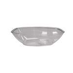 Fineline Settings 456.CL, 64 Oz Clear Platter Pleasers Oval Luau Bowl, 50/CS