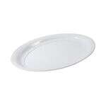 Fineline Settings 483.WH, 16x11-inch Platter Pleasers White Oval Platter, 25/CS