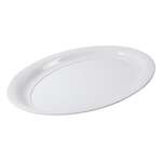 Fineline Settings 485.WH, 25x14.5-inch Platter Pleasers White Oval Platter, 20/CS (Discontinued)