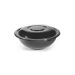 Fineline Settings 5016-BK, 16 Oz Super Bowl PET Black Salad Bowl, 200/CS