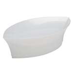 Fineline Settings 6207-WH, 4.25x2.3-inch Tiny Temptations White Boat Dish, 200/CS (Discontinued)