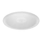 Fineline Settings 8201-CL 12-Inch Platter Pleasers Clear Round Classic Plastic Tray, 25/CS