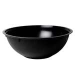 Fineline Settings B12120.BK, 128 Oz 12-inch Platter Pleasers Ribbed Black Hi-Profile Bowl, 24/CS