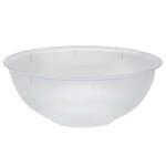 Fineline Settings B12120.CL, 128 Oz 12-inch Platter Pleasers Ribbed Clear Hi-Profile Bowl, 24/CS