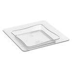 Fineline Settings B6200-CL-X, 3x3-Inch Clear Plastic Tiny Trays, 10-Piece Pack